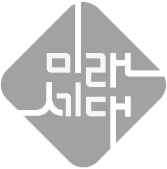 로고 조합 아이콘-다이아몬드+세갈래길=미래세대