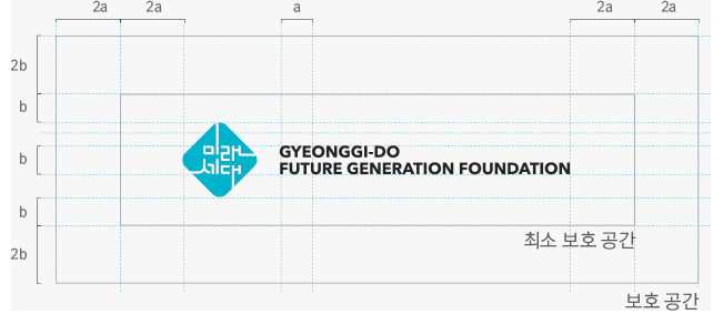 경기도미래세대재단 가로 영문로고