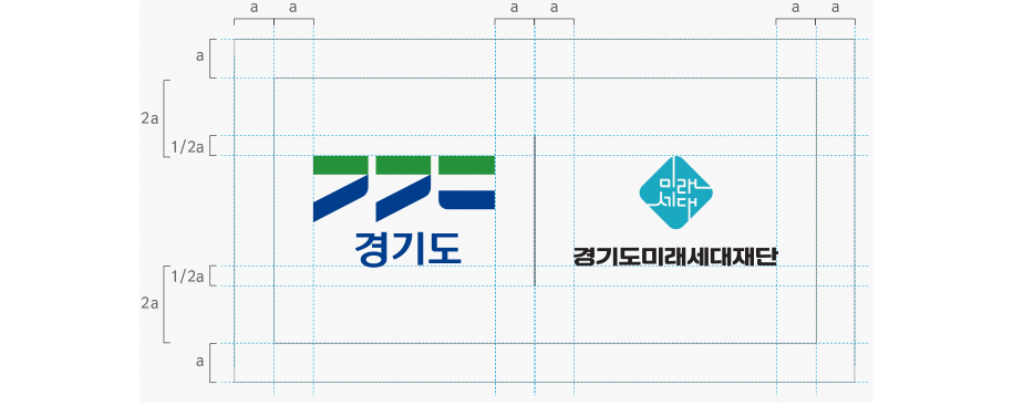 경기도미래세대재단 세로 국영문로고